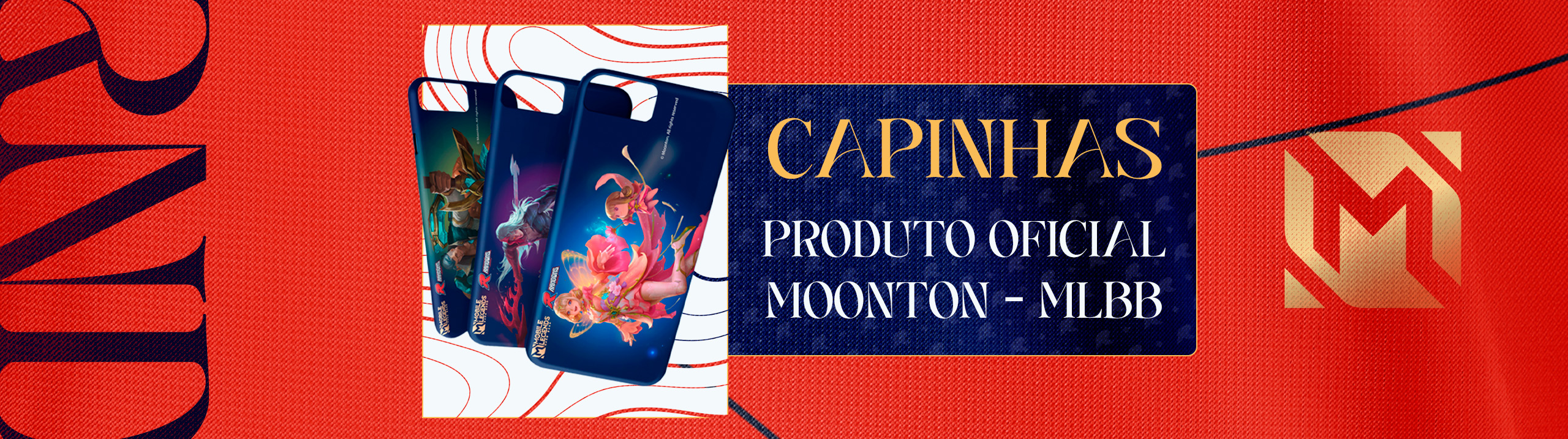 Capinhas MLBB - Produto oficial Moonton